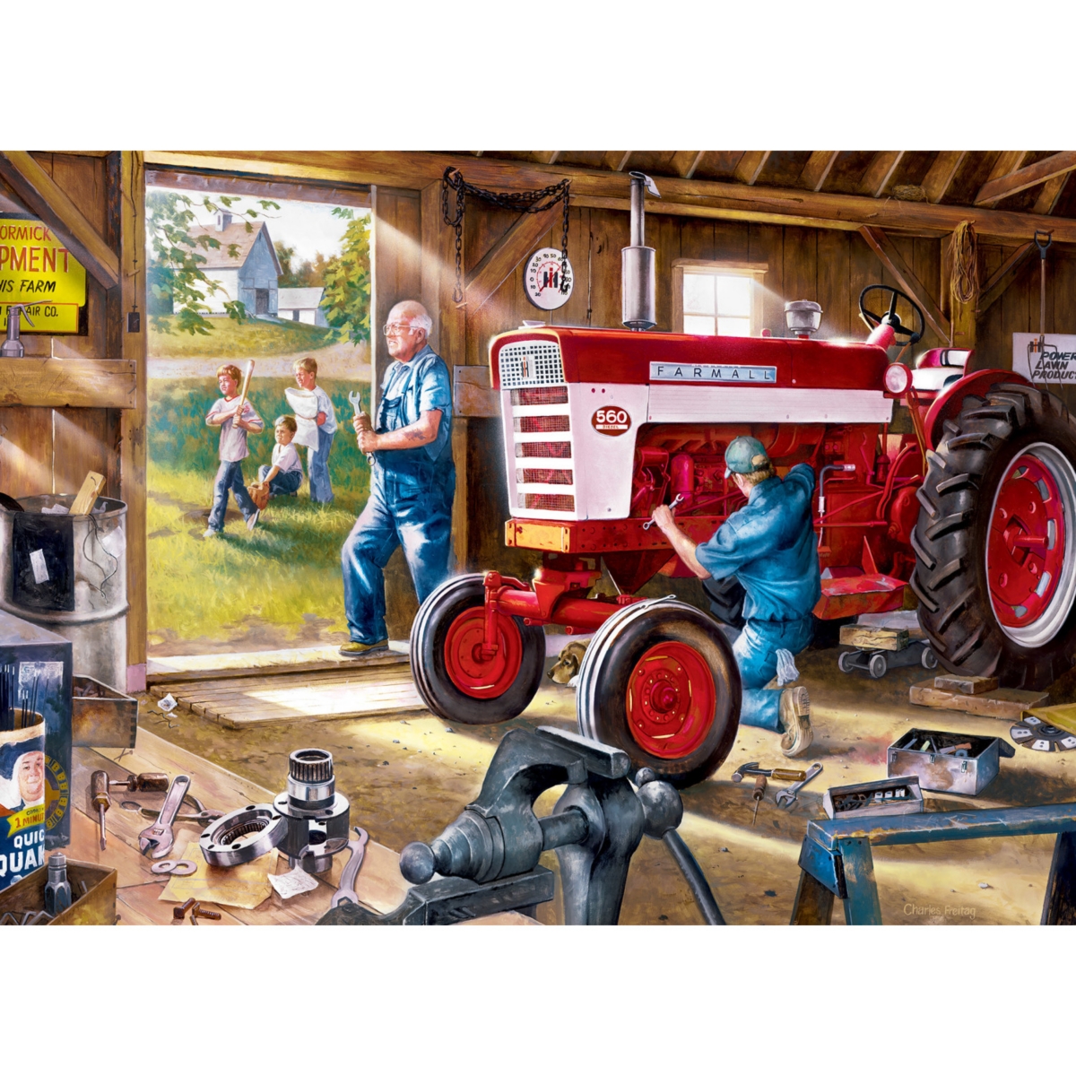 Masterpieces Farmall - Red Power 1000 Piece Jigsaw Puzzle for Adults