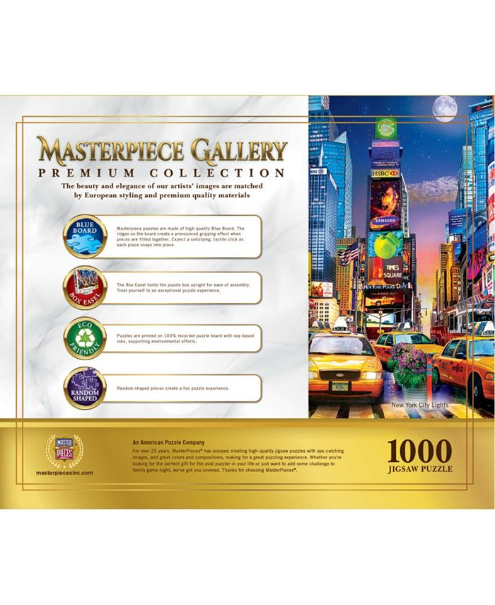 MasterPieces Puzzles MasterPiece Gallery - New York City Lights 1000 ...