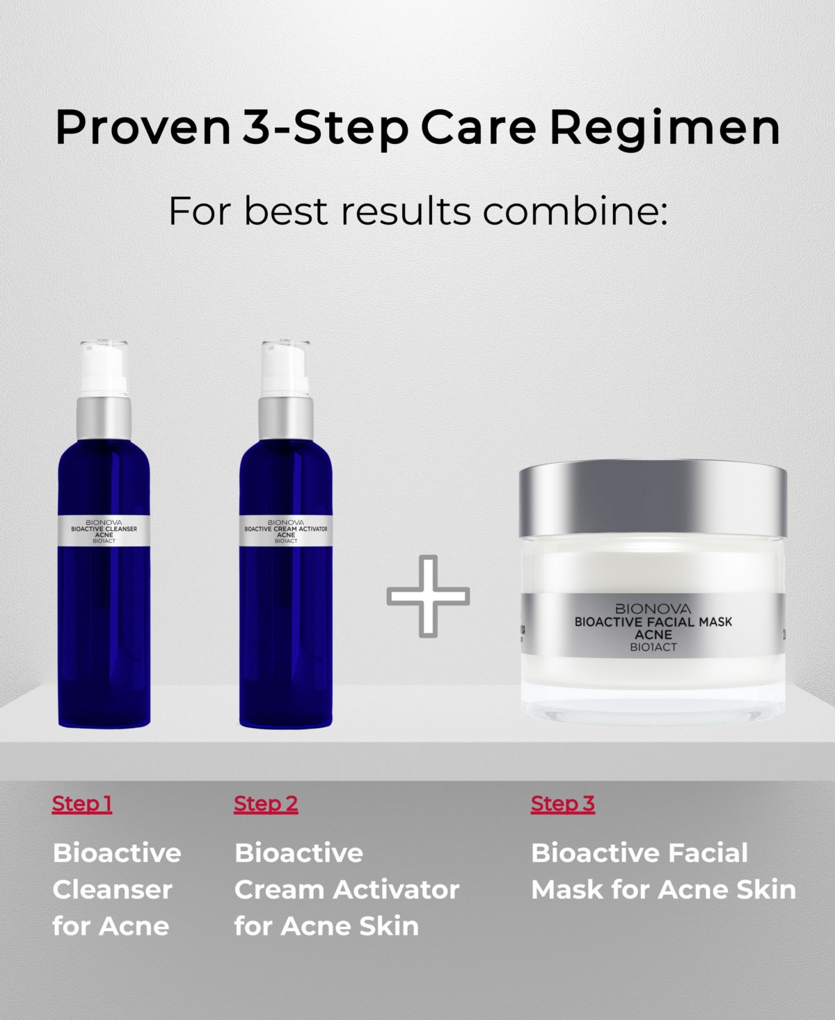 Bionova Facial Mask For Acne - Off-white