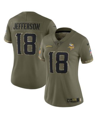 Nike Women's Justin Jefferson Olive Justin Jefferson 2022 Salute To ...