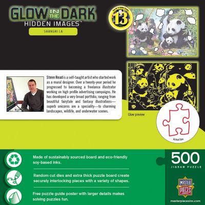 MasterPieces Hidden Images - Shangri La 500 Piece Jigsaw Puzzle