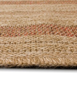 Sahara Multi Border 7'10" x 9'10" Outdoor Area Rug