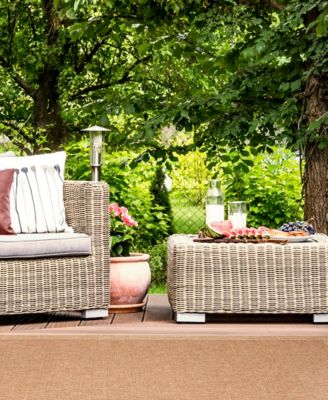 Sahara Texture Border 7'10" x 9'10" Outdoor Area Rug