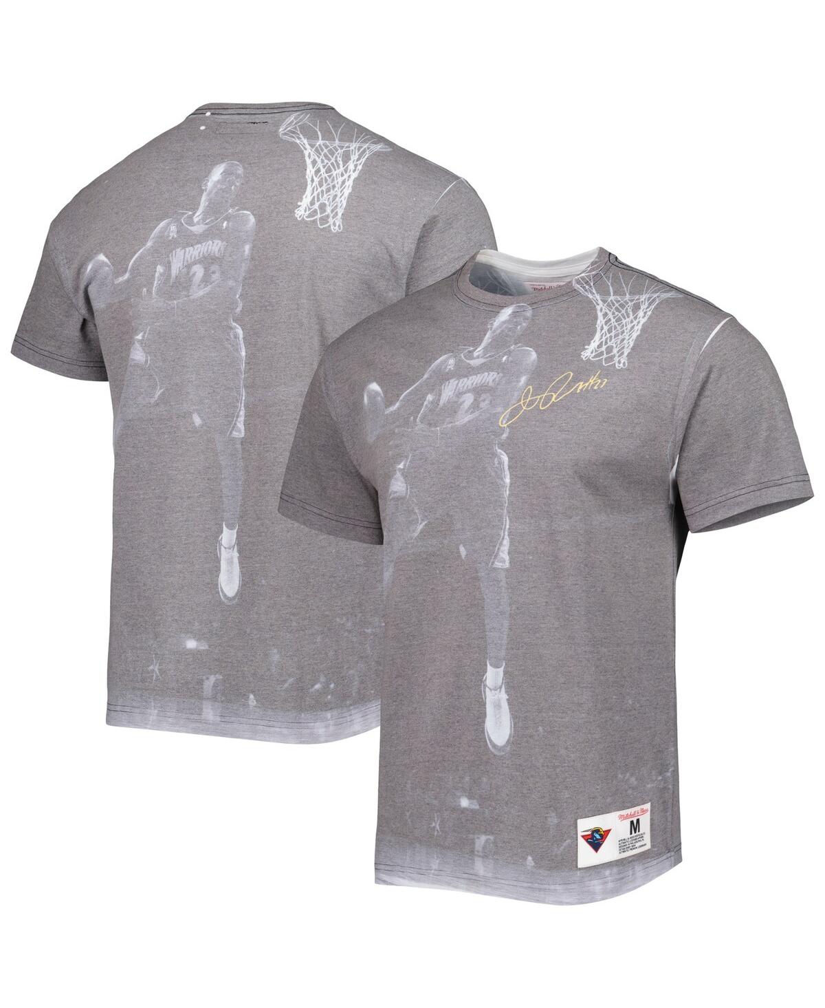 Mitchell & Ness Men's  Jason Richardson Gray Golden State Warriors Above The Rim Sublimated T-shirt In Gray