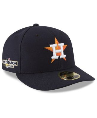 New Era Men's Navy Houston Astros 2022 Postseason Side Patch Low ...