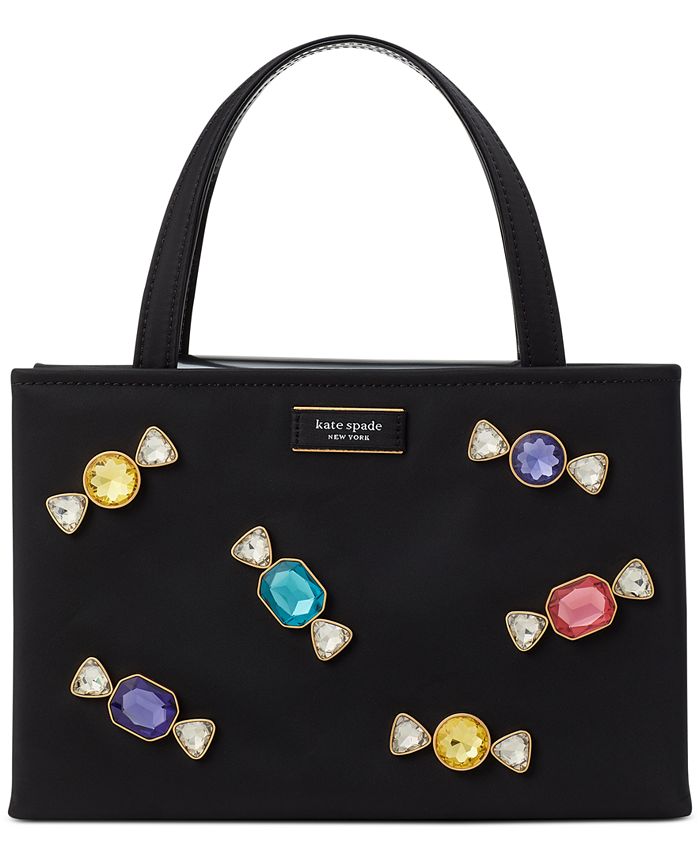 kate spade new york Sam Icon Candy Gem Embellished Nylon Small Tote &  Reviews - Handbags & Accessories - Macy's