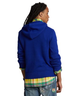 Polo Ralph Lauren Men's Polo Bear Hooded Sweater - Macy's