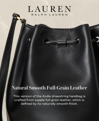 人気商品！ Ralph Lauren Andie Mサイズ Leather Drawstring Bag Leather Medium Andie Drawstring Tote | Ralph Lauren