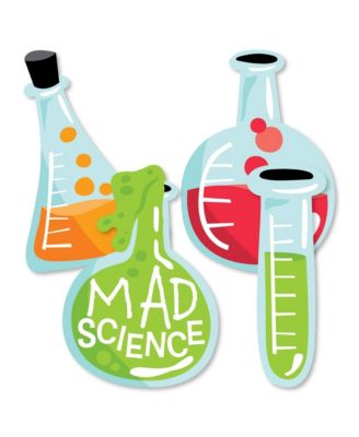 Big Dot of Happiness Scientist Lab - Decorations DIY Baby Shower or Birthday Party Essentials - 20 Ct