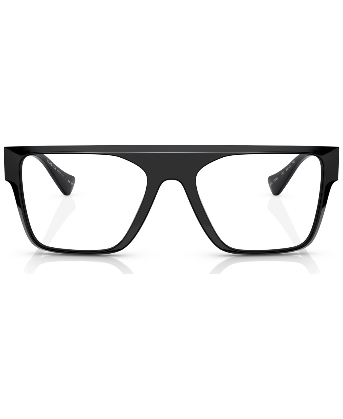 Versace Men's Rectangle Eyeglasses, Ve3326u53-o In Black