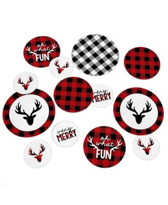 Big Dot Of Happiness Prancing Plaid Geschenkkarten-Hüllen | Set Mit 8 Haltern + Umschlägen Für Geld & Gutscheine