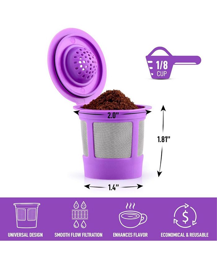 Zulay Kitchen Reusable K Cups Coffee Filters 4 pack Macy's