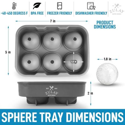 Silicone Ice Cube Tray Set of 2 with Lids