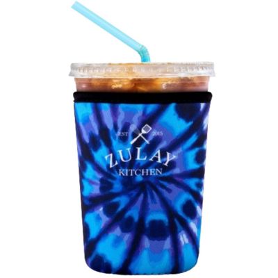 Reusable Neoprene Medium Coffee Sleeve – Fits 22oz to 24oz Iced Cups