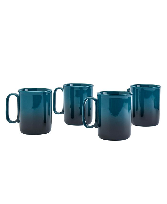 MASON CRAFT & MORE Festival Ombre Mug, Set of 4 Macy's