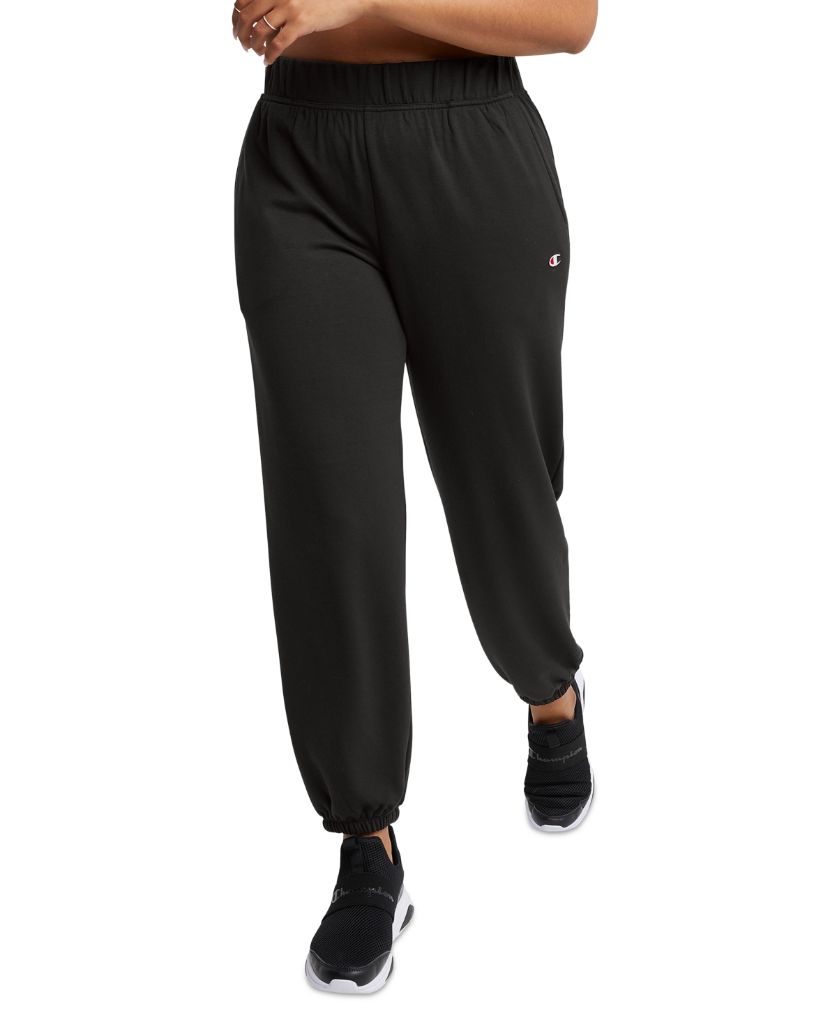 Stateside Softest Fleece Drawstring Sweatpant in Black, XL