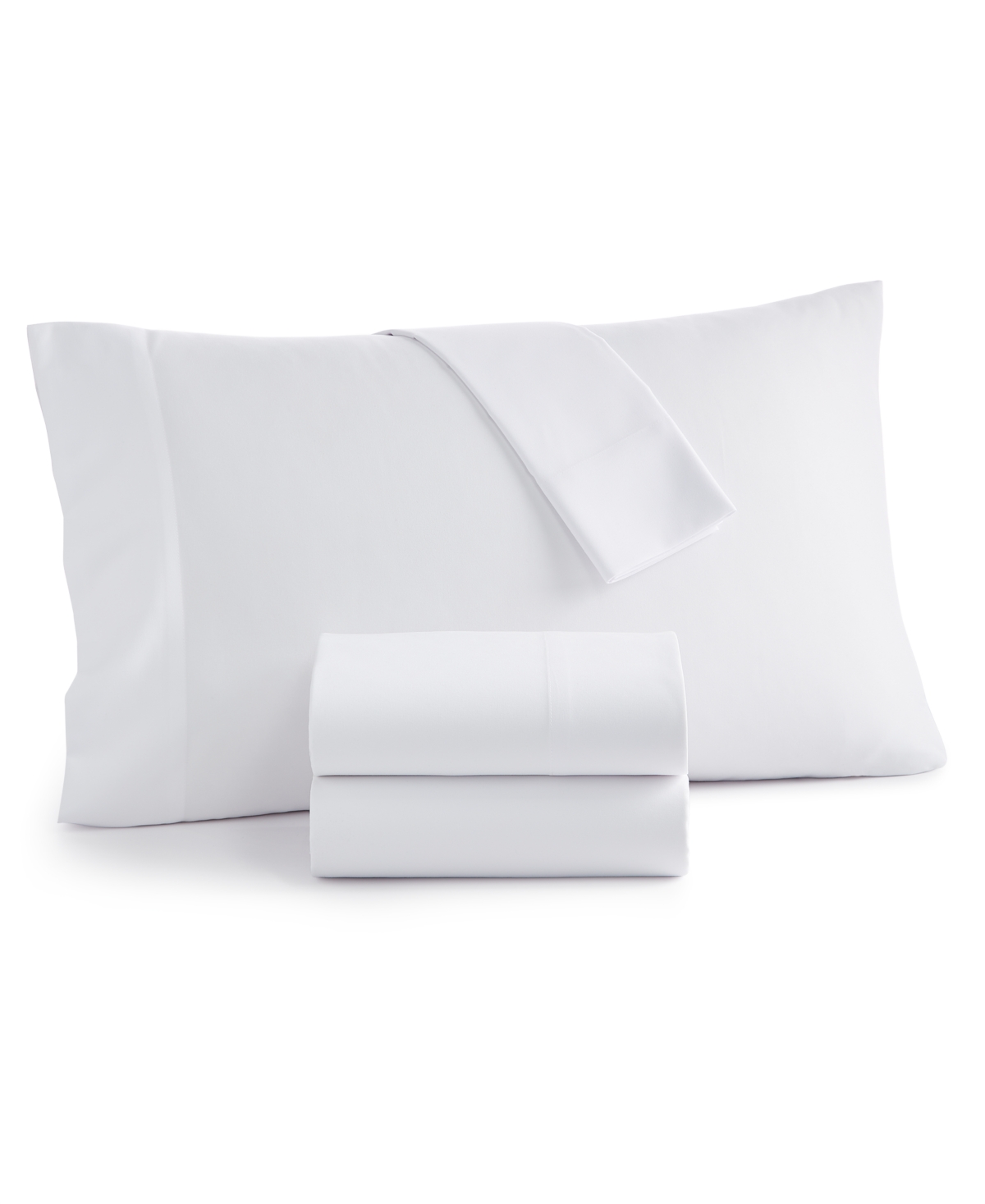 Home Design Easy Care Solid Microfiber 4-Pc. Sheet Set, Full, Exclusively at Macy's
