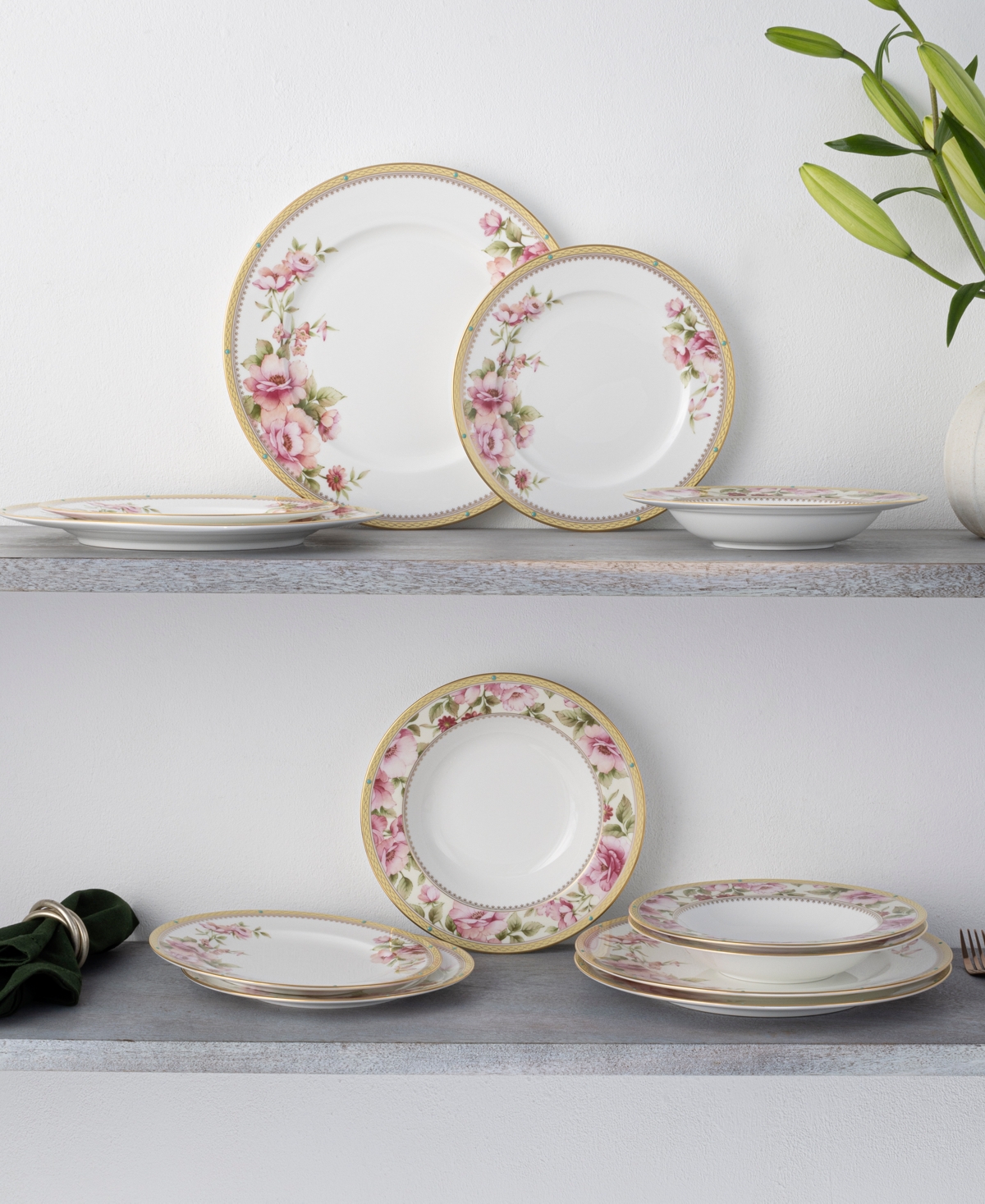 Noritake Hertford 12 Piece Set, Service For 4