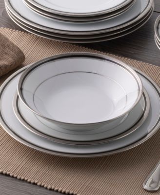 Austin Platinum Set of 4 Soup Bowls, 7.50", 12 oz.