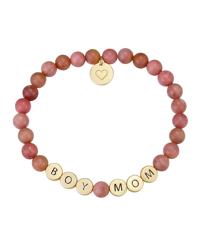 Mom Heart Bracelet in 14k Gold