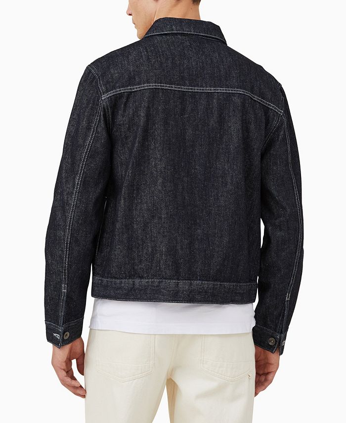 COTTON ON Men's Bowery Denim Long Sleeve Jacket Macy's