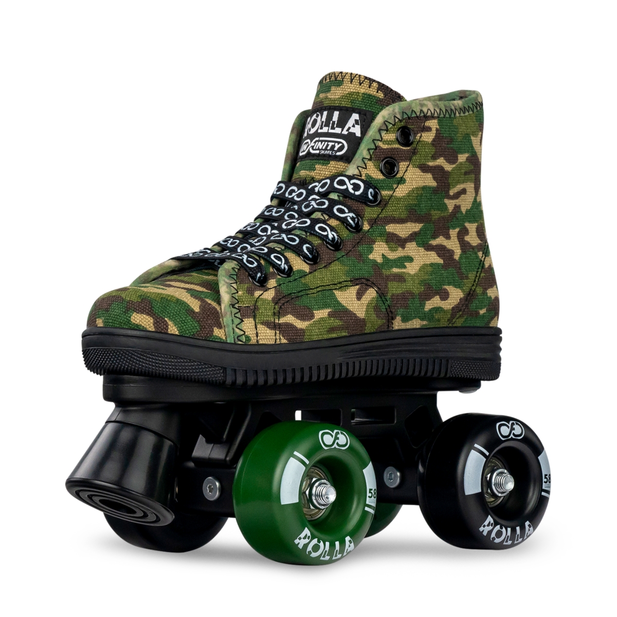 Crazy Skates Rolla Roller Skates For Boys And Girls - Sneaker-Style Kids Quad Skates