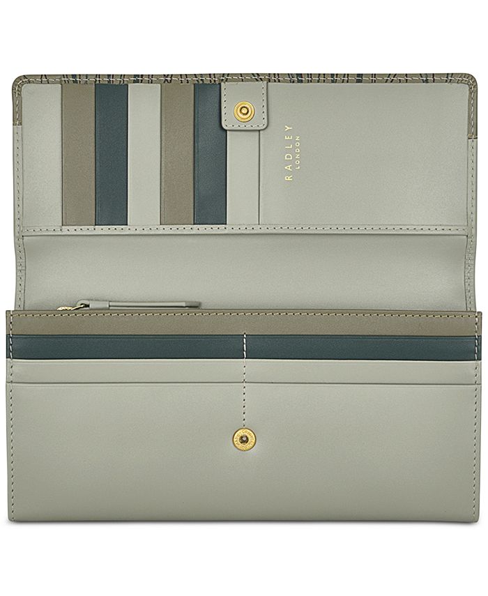 Radley London Dogs in Grass Large Flapover Leather Wallet Macy's