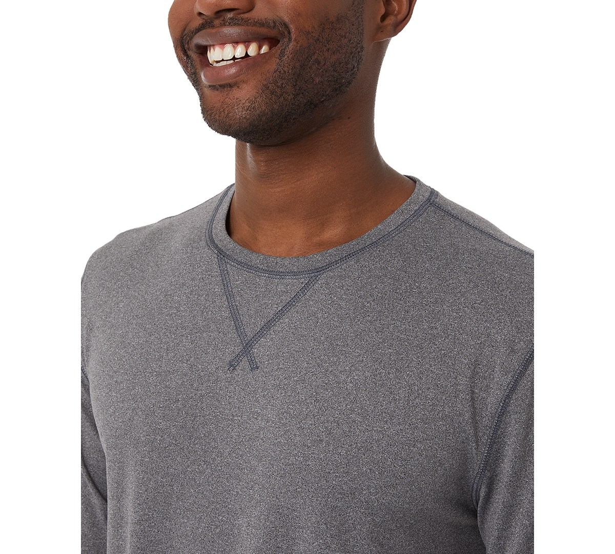 32 Degrees Men's Crewneck Long-Sleeve Pajama Shirt