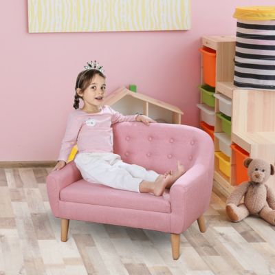 2-Seat Kids Sofa, Toddler Sofa Couch, Sofa Chair for Ages 3-7