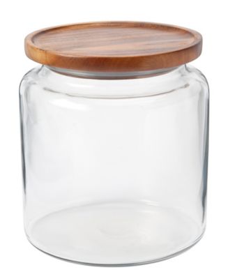 Anchor Hocking Glass 96-Oz. Acacia-Lid Montana Jar - Macy's