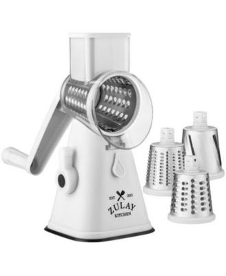 Rotary Cheese Grater with Suction and 3 Stainless Steel Drums