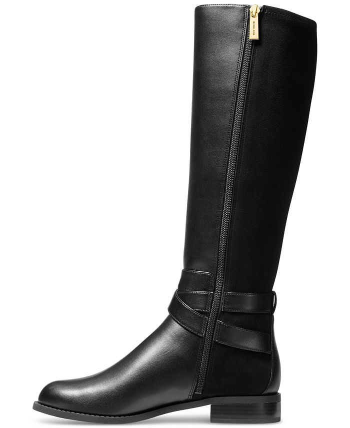 Michael Kors Women's Rory Logo Strap Riding Boots - Macy's
