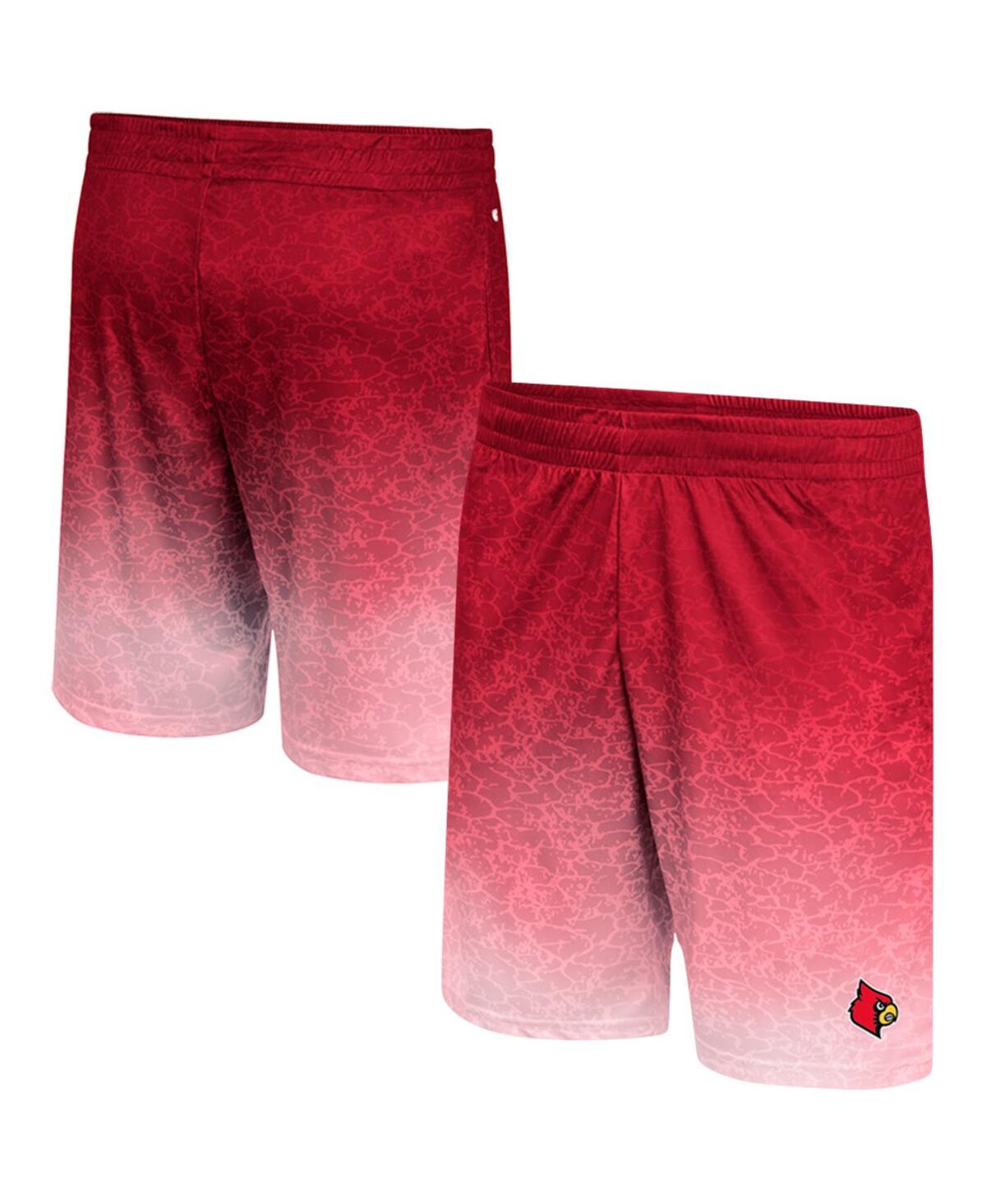 Men's ColosseumLouisville Cardinals Walter Shorts - Red