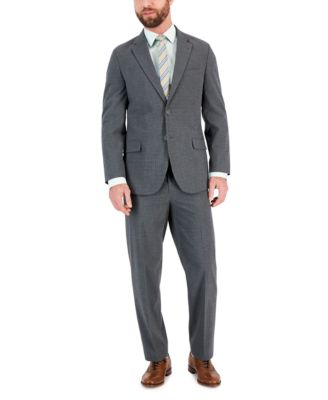 Mens Modern-Fit Bi-Stretch Fall Suit