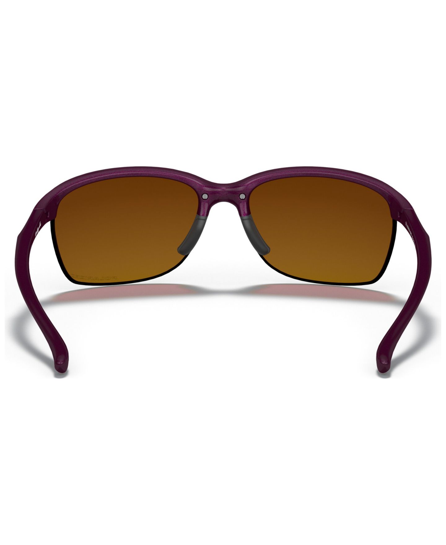 Женские солнцезащитные очки Oakley Polarized Sunglasses, OO9191-E, цвет: Фиолетовый / Коричневый — фото 4