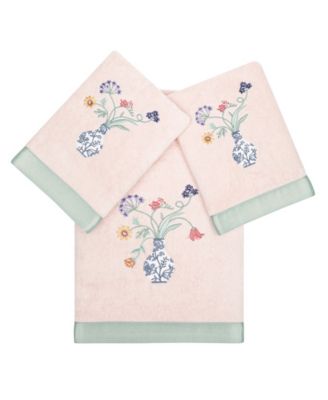 Turkish Cotton Stella Embellished 3-Pc. Bath Towel Set