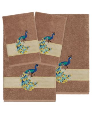 Turkish Cotton Penelope Embellished 4-Pc. Bath Towel Set