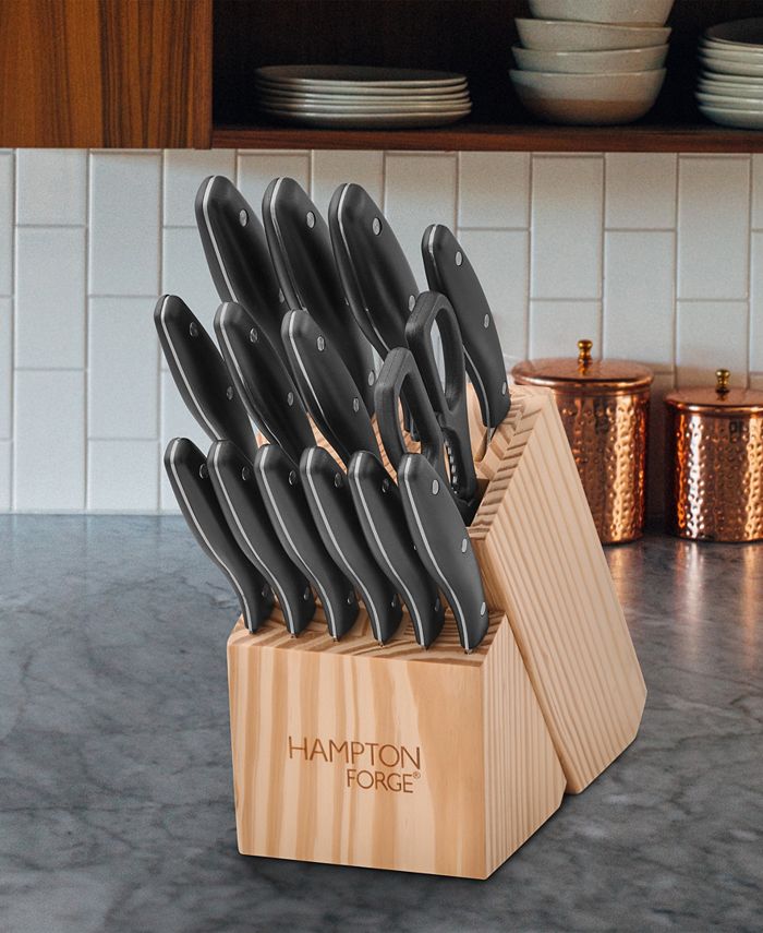 Hampton 15 Piece Rochester Block Cutlery Set Macy's