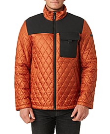 Men's Mix Media Quilted Barn Jacket