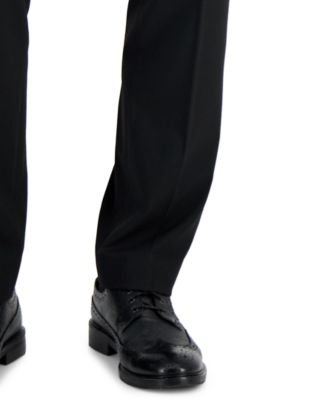 Men's Slim-Fit Spandex Super-Stretch Suit Pants