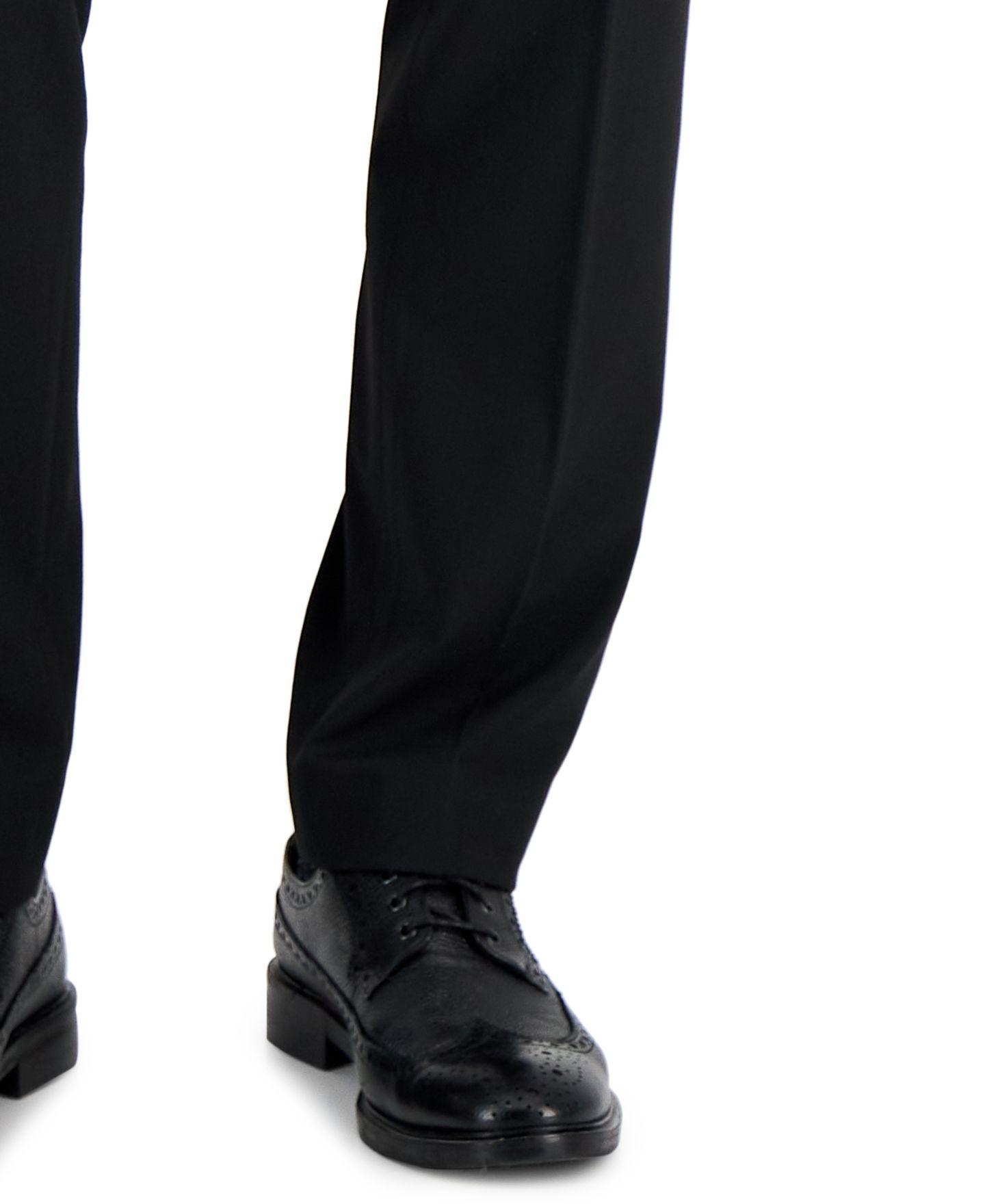 Мужские брюки Vince Camuto Slim-Fit Spandex Super-Stretch Suit, цвет: Чёрный — фото 7