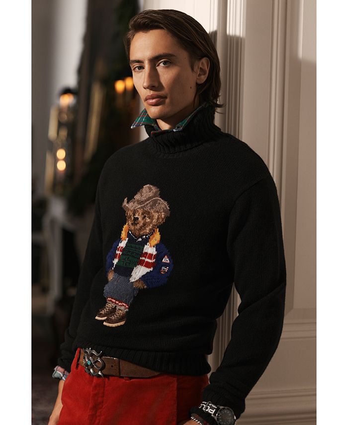 Polo Ralph Lauren Men's Polo Bear Turtleneck Sweater & Reviews - Sweaters -  Men - Macy's