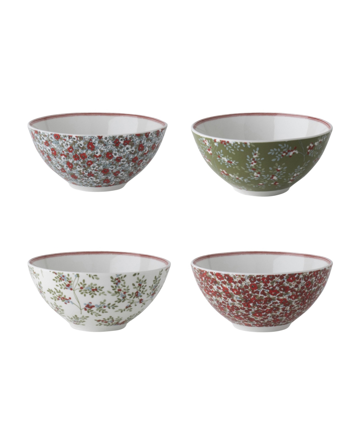 Laura Ashley Bowls Stockbridge Collectables Gift Set, 4 Piece In Mixed