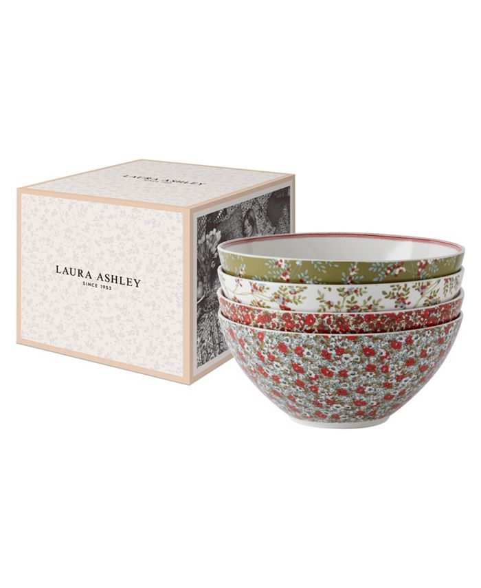 Laura Ashley Bowls Stockbridge Collectables Gift Set, 4 Piece Macy's
