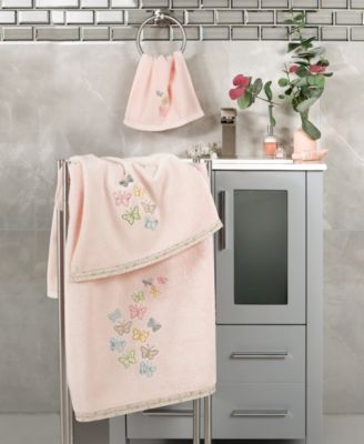 Turkish Cotton Mariposa Embellished 3-Pc. Bath Towel Set