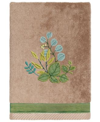Turkish Cotton Botanica Embellished 3-Pc. Bath Towel Set