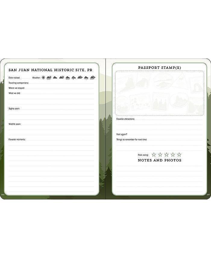 Barnes & Noble National Parks Journal and Passport Stamp Book by Peter