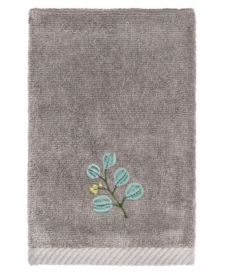 Turkish Cotton Botanica Embellished 3-Pc. Bath Towel Set