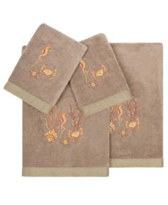 Turkish Cotton Aaron Embellished 4-Pc. Bath Towel Set