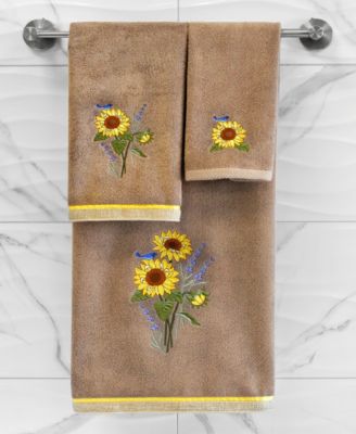 Turkish Cotton Girasol Embellished 4-Pc. Bath Towel Set